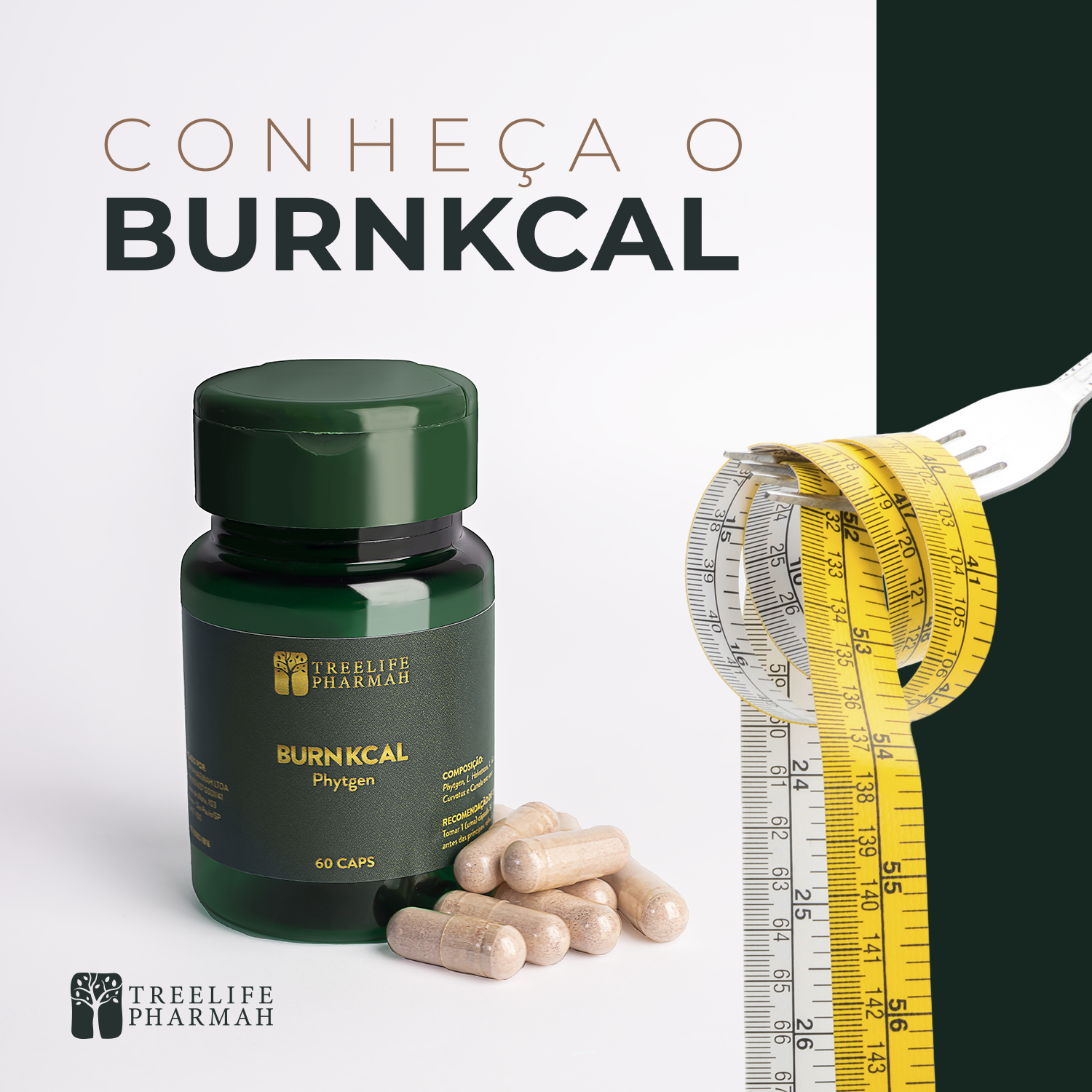 Burn Kcal Treelife Pharmah - Suplemento que ajuda na queima de calorias