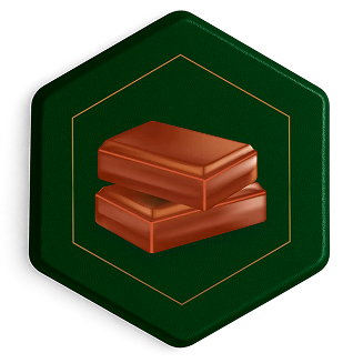Cubinhos de chocolate